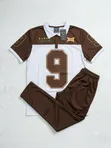 Two-Piece Athletic Set: Football Jersey Top & Track Pants - 1