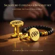 Custom Cufflinks & Bracelet Set - 2