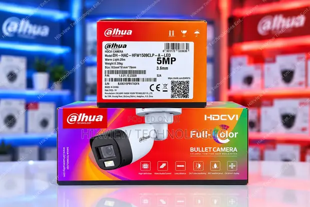Dahua DH-HAC-HFW1509CLP-A-LED 5MP Full-Color HDCVI Bullet Camera - 1