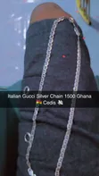 Gucci Silver Chain 925 Italy 19.36g - 2