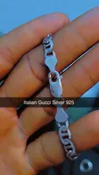 Gucci Silver Chain 925 Italy 19.36g - 3