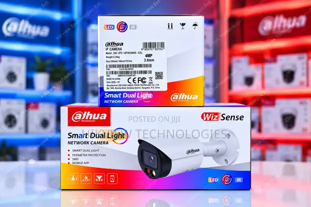 Dahua IPC-HFW2449S-S-IL4MP 4MP Smart Dual Light Bullet Camera - 1