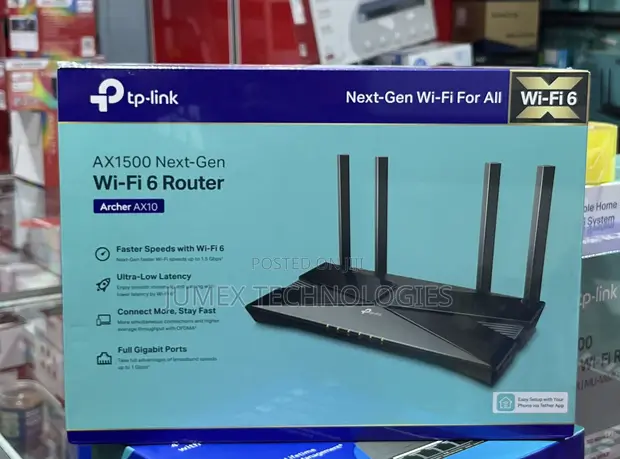 TP-Link Archer AX10 Wi-Fi 6 Router - 1