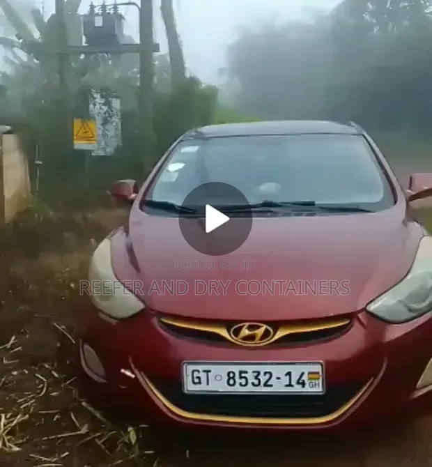 Hyundai Elantra 2013 Red - 1