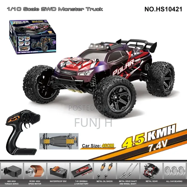 Polar Lights 2WD High-Speed RC Monster Truck - 1