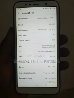 Huawei Y6 2018 16GB Gold