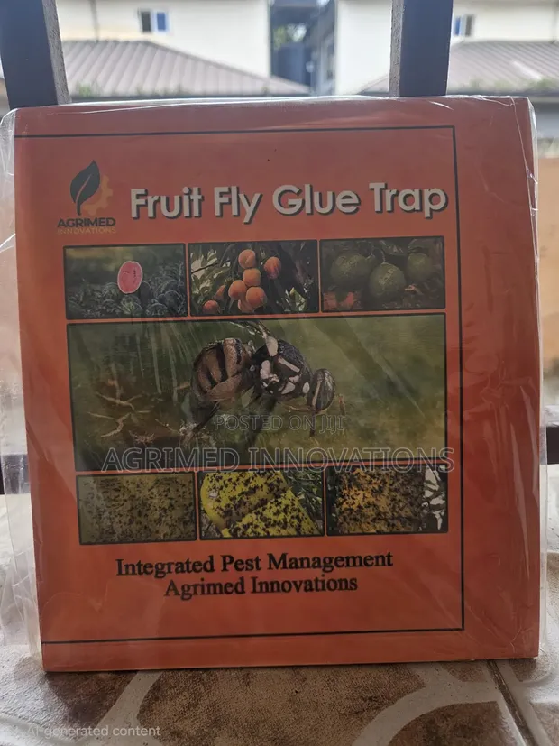 Fruit Fly Glue Trap / Insect Trap - Yellow - 1