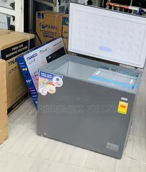 Nasco 200L Chest Freezer - Grey (NAS-250FL)