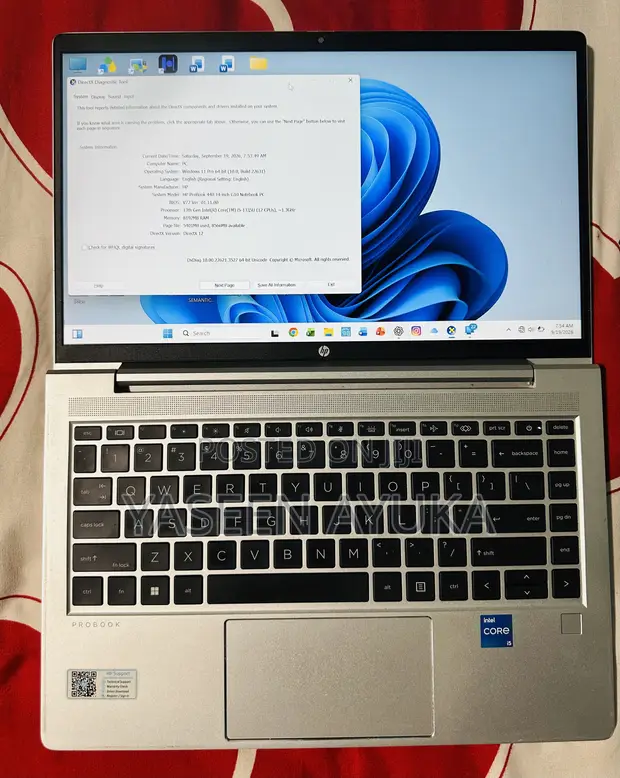 HP ProBook 440 G10 Laptop: Intel Core i5, 8GB RAM, 512GB SSD - 1