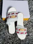 Louis Vuitton Style Slippers - Women's - 2