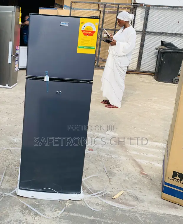 Brand New Nasco 112L Fridge - Grey - 1