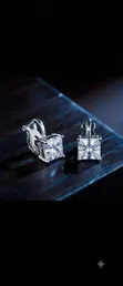 Classic Solitaire Cubic Zirconia Clip-On Earrings - Gold Tone - 2