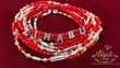 4-Strand Waist Beads with Name - 1