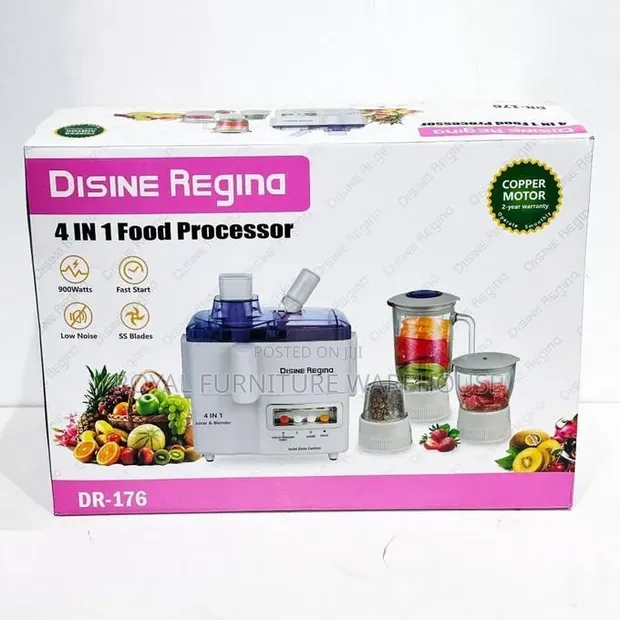 Disney Regina 4-in-1 Food Processor and Juicer - 1