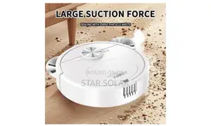Floor Dust Collector Robot Vacuum Cleaner - White