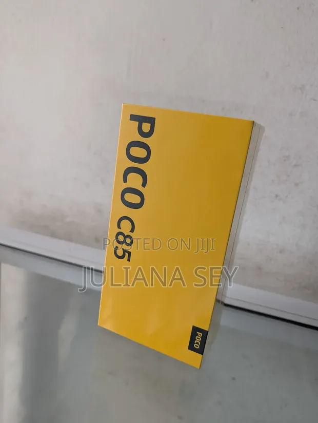 New Xiaomi Poco C85 4G 256GB Black - 1
