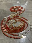 Beautiful Red Waist Beads - 2
