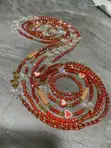 Beautiful Red Waist Beads - 5