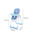 Baby High Chair with Reclining Seat - 1