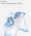 Baby High Chair with Reclining Seat - 5