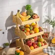 3-Tier Wooden Fruit Stand - 4