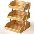 3-Tier Wooden Fruit Stand - 5