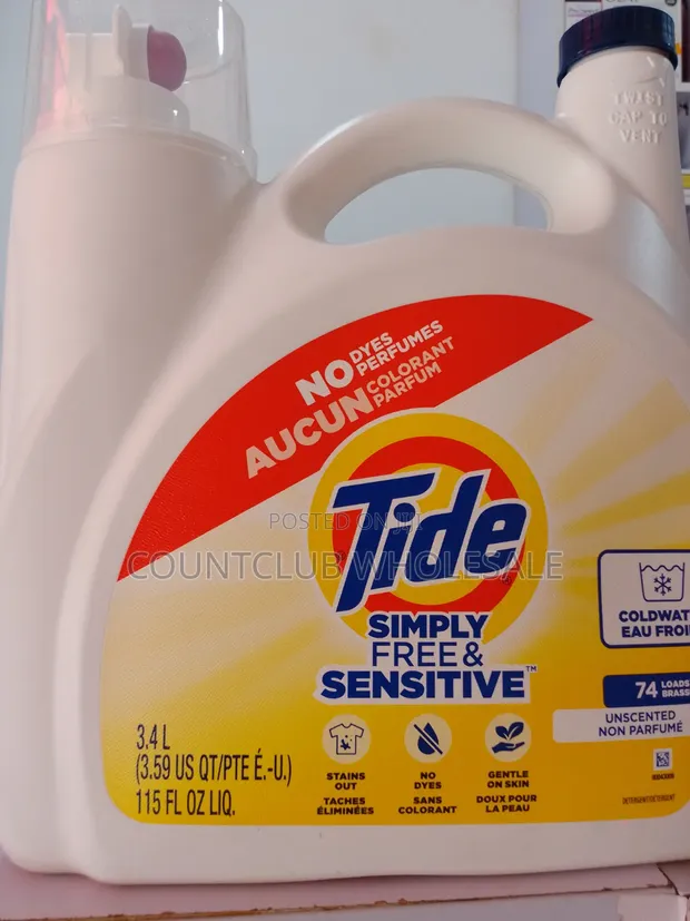 Tide Simply Free Sensitive Laundry Detergent - 1