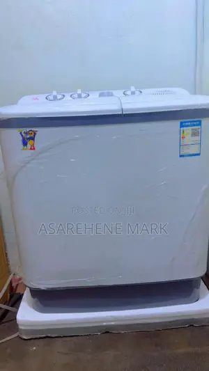 10kg Twin-Tub Washing Machine with Spin-Dry & Blue Light Sterilization