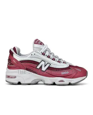 New Balance 1000 Sneakers (M1000) - Burgundy/White/Silver