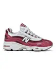 New Balance 1000 Sneakers (M1000) - Burgundy/White/Silver - 1