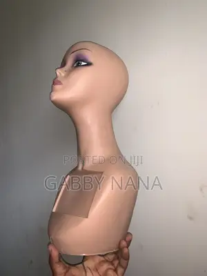 Mannequin Head for Wig Display - Medium Brown