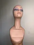 Mannequin Head for Wig Display - Medium Brown - 3