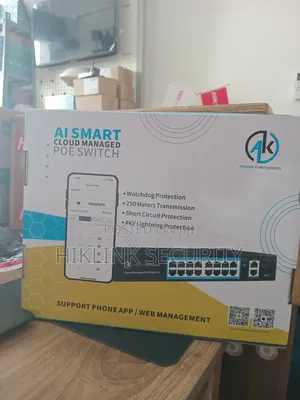 Hiklink AK16 Port Cloud Managed PoE Switch