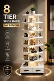 Relaxify Home 360 Rotating Shoe Rack - 1