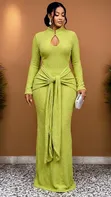Ladies Dresses - White Maxi - 3