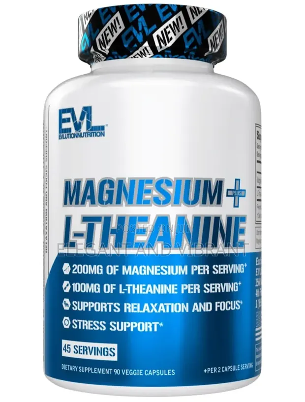 Magnesium + L-Theanine - Supports Relaxation & Focus - 1
