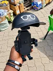 Universal Motorcycle/Bicycle Cap Phone Holder - 1