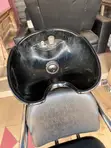 Premium Black Salon Hair Wash Chair / Backwash Unit - 3