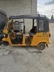 TVS Three-Wheeler Motorcycle - Yellow - 1