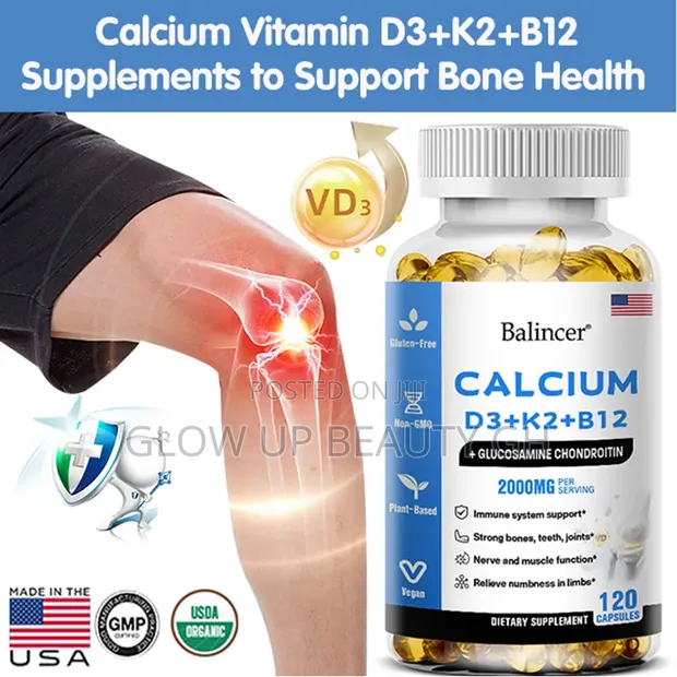 Balincer Calcium D3 + K2 + B12 120 Capsules - 1