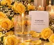 Twilight World Yellow Rose Gel Scented Candle - 2