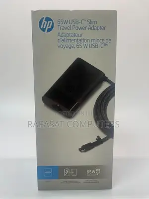 HP 65W USB-C Slim Travel Power Adapter
