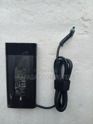 HP 90W Laptop Adapter with Blue Pin