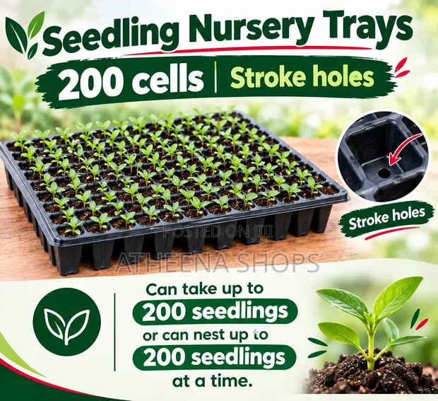 Seedling Nursing Trays (200 Cells) - 1