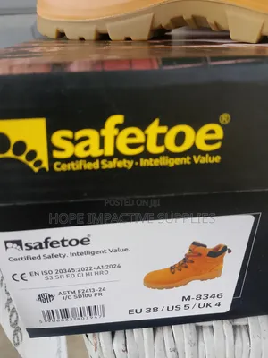 New Safetoe Leather Safety Boots
