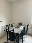6-Seater Dining Table Set with Chairs - 1