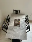 6-Seater Dining Table Set with Chairs - 2