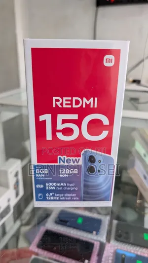 New Xiaomi Redmi 15C 128GB Red