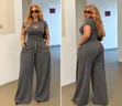 Zara Classic Gray Women's Clothing Set - 1
