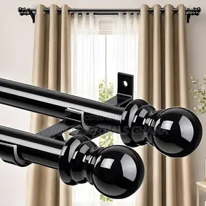 Elegant Double Curtain Rod - Premium Stylish